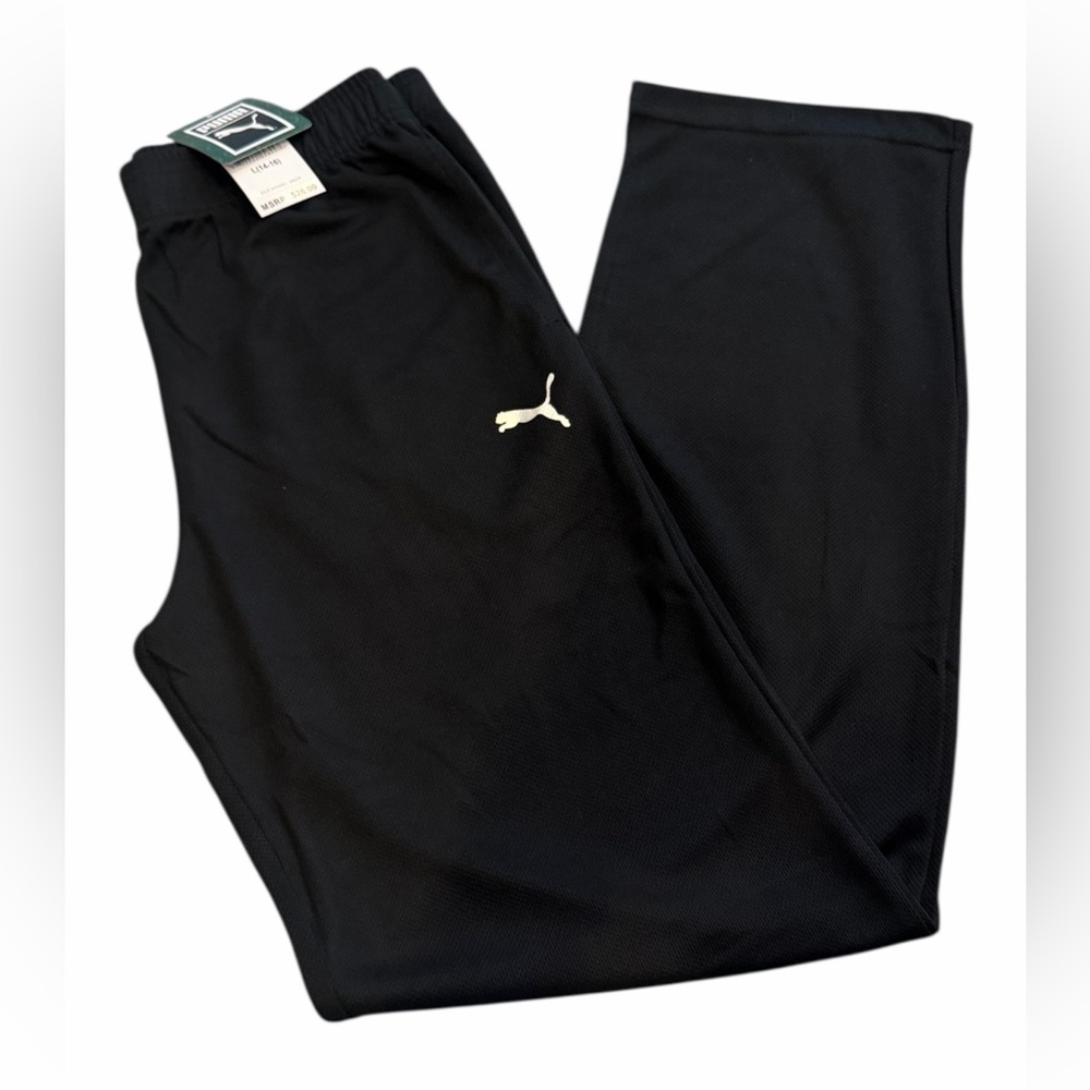 Puma Big Boys Pure Core Pant - Youth L (14-16) in Puma Black‎
